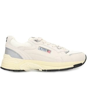Autry Low-Top Trainers With Breathable Inserts Goatskin Trainers - White