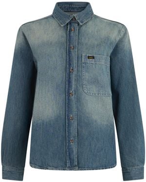 Lois Camicia in Denim - Blu