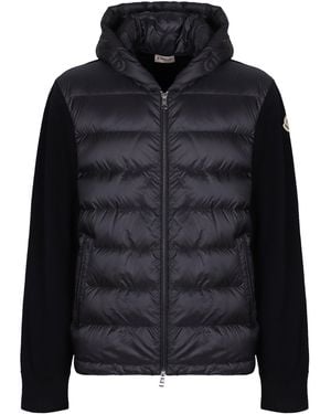 Moncler Padded Panel Hoodie - Black