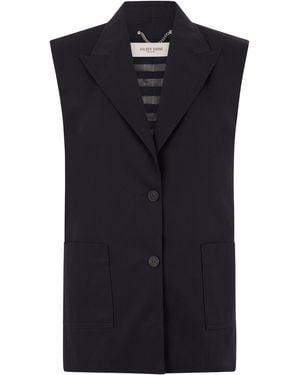 Golden Goose Cotton Waistcoat - Black