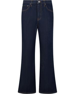 KHAITE Flared Jeans - Blue