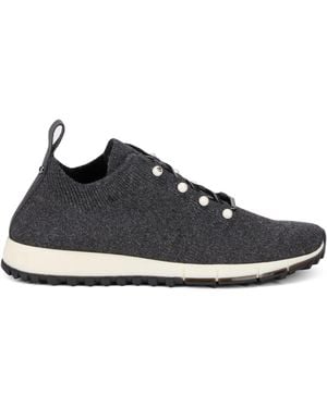 Jimmy Choo Low Cashmere Sneakers - Black