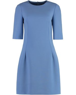 Dolce & Gabbana Short Sleeve Mini Dress - Blue
