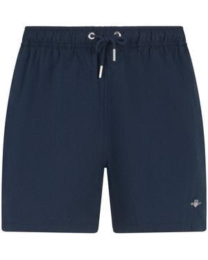 GANT Textured Fabric Bathing Suit - Blue
