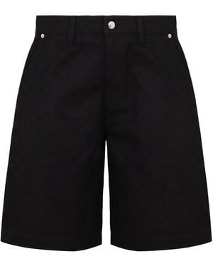 Gucci Cotton Bermuda Shorts - Black