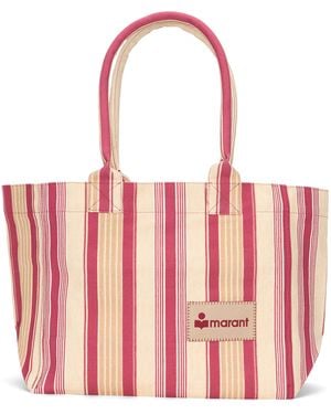 Isabel Marant Tote Bag Logo Patch - Pink