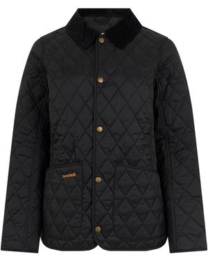 Barbour Giacca trapuntata con tasche laterali - Nero