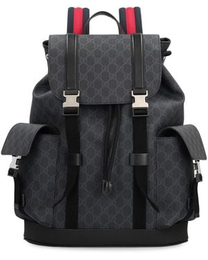 Gucci Zaino in tessuto GG supreme - Nero