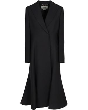 Fendi Cappotto in lana Grain de Poudre - Nero