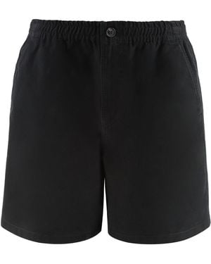 A.P.C. Norris Cotton Bermuda Shorts - Black