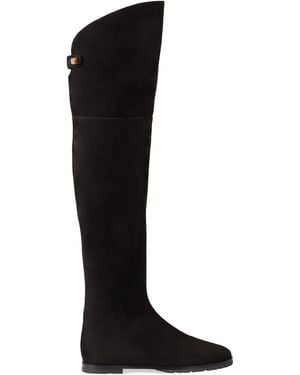 Maison Skorpios Stefania Over-The-Knee Boots - Black