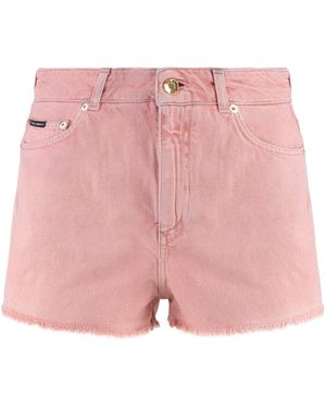 Dolce & Gabbana Shorts in denim - Rosa