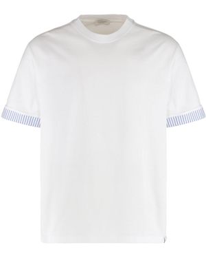 Paolo Pecora Cotton Crew-Neck T-Shirt - White