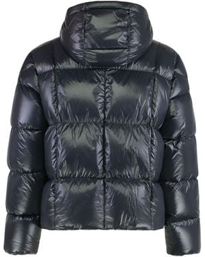 Moncler Short Parka With Hood Serfanto - Black