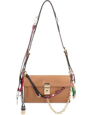 Prada Borsa a spalla Soft Sound small in pelle - Multicolore