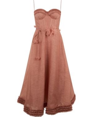 Zimmermann Midi Dress - Brown
