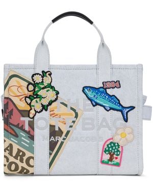 Marc Jacobs Tote Bag The Camp Patchwork Medium - Blue