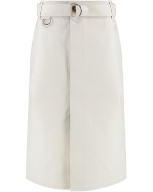 Tod's Belted Skirt - White
