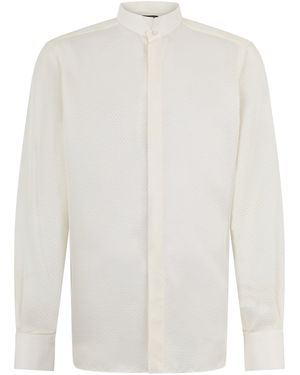 Tom Ford Silk Shirt With Long Sleeves - White