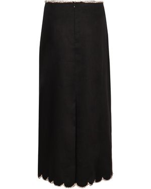 Zimmermann Linen Skirt - Black