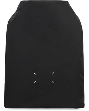 Maison Margiela Backpack Roll Up Polyamide Backpacks - Black