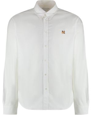 Maison Kitsuné Cotton Shirt - White