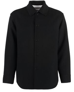 Jil Sander Cachemire Overshirt - Black