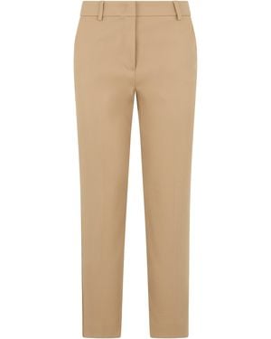 Weekend by Maxmara Classic Cotton Trousers - Natural