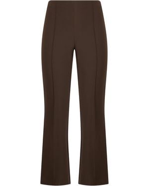 Vince High-Waisted Trousers - Brown