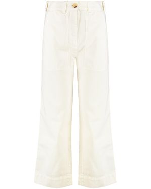 Etro Cotton Trousers - White