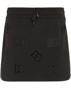 Dolce & Gabbana Cotton Mini-Skirt - Black