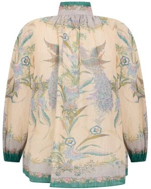 Zimmermann Indra Billow Shirt - Natural
