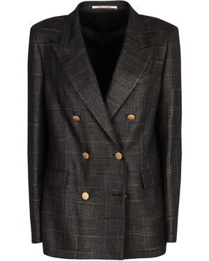0205 Tagliatore Vail Combo Jacket - Black