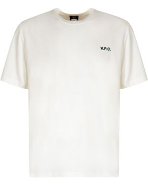A.P.C. Boxy Cotton Crew-neck T-shirt - White