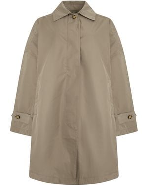 TOTEME A-Line Coat - Natural
