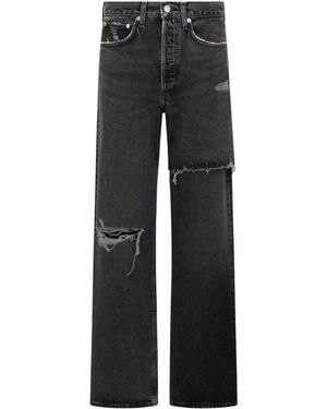 Agolde Straight Jeans - Black