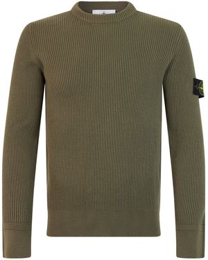 Stone Island Crew Neck Jumper - Green