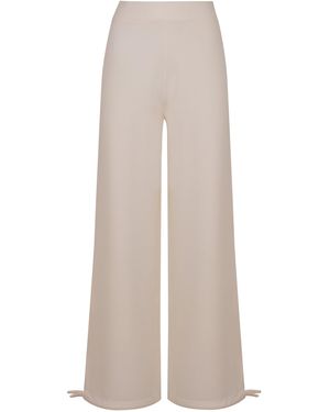 Max Mara Nigeria Wool Trousers - White