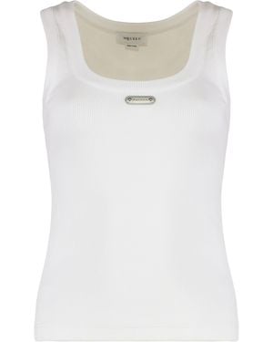 McQueen Cotton Tank Top - White