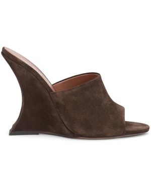 Paris Texas Shoes Nina Mule 105 - Brown
