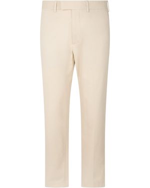 Tom Ford Straight Cotton Trousers - Natural
