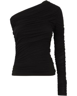 Agolde Top monospalla - Nero