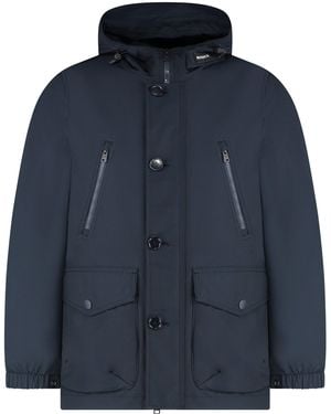 Woolrich Light Ramar Hooded Parka - Blue