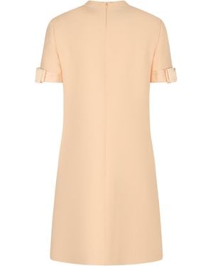 Valentino Garavani Crêpe Couture Dress - Natural