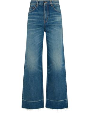Chloé Pantaloni svasati in Denim - Blu