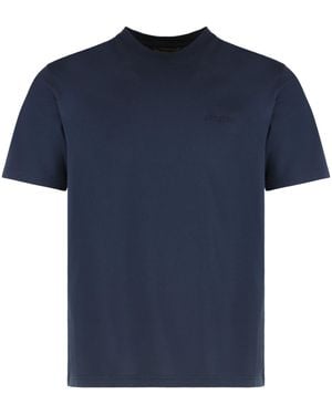 Woolrich Cotton Crew-Neck T-Shirt - Blue