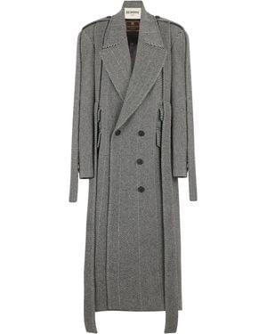 Batakovic Long Wool Coat - Grey