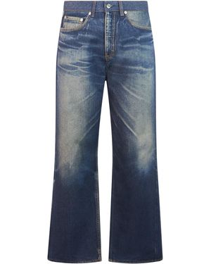 Our Legacy Denim Trousers Cotton Regular & Straight-Leg Jeans - Blue