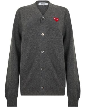 COMME DES GARÇONS PLAY Wool Cardigan For - Gray