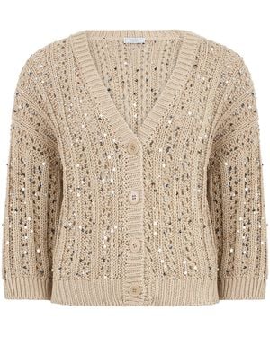 Peserico Cardigan - Natural